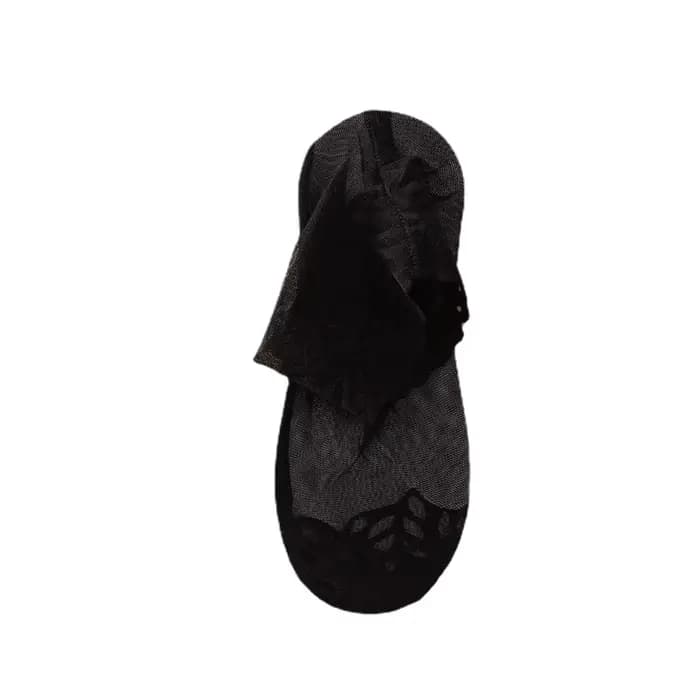 Chaussettes en maille à fleurs en dentelle pour femmes, doublure invisible non ald, chaussettes confortables élastiques pour femmes, chaussettes fines et respirantes, chaussettes de rinçage, belle mod