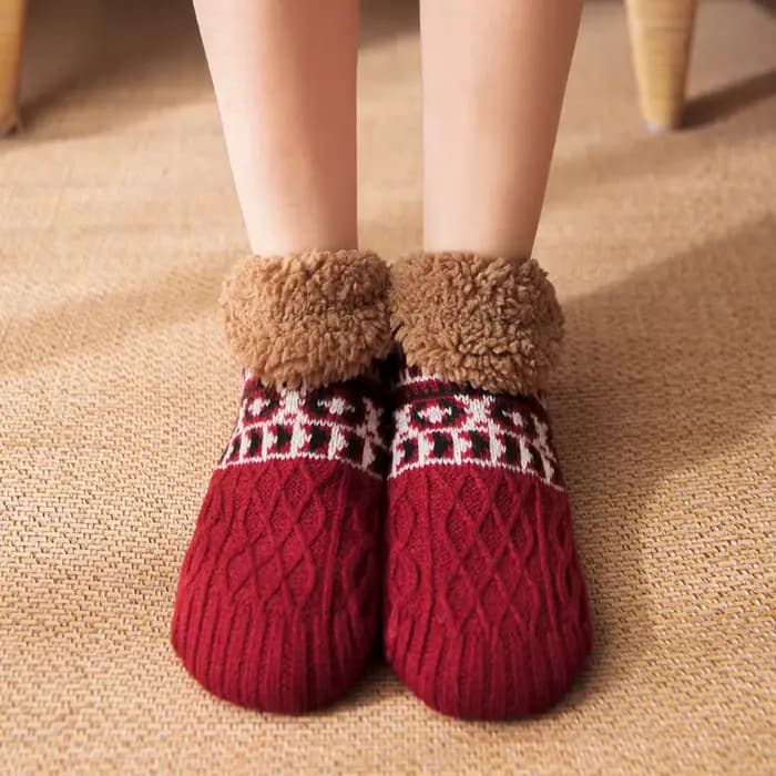 Chaussettes de sol chaudes pour hommes et femmes, chaussettes de neige, tapis de sommeil, pantoufles, chaussettes de Yoga antidérapantes, automne et hiver, 2024