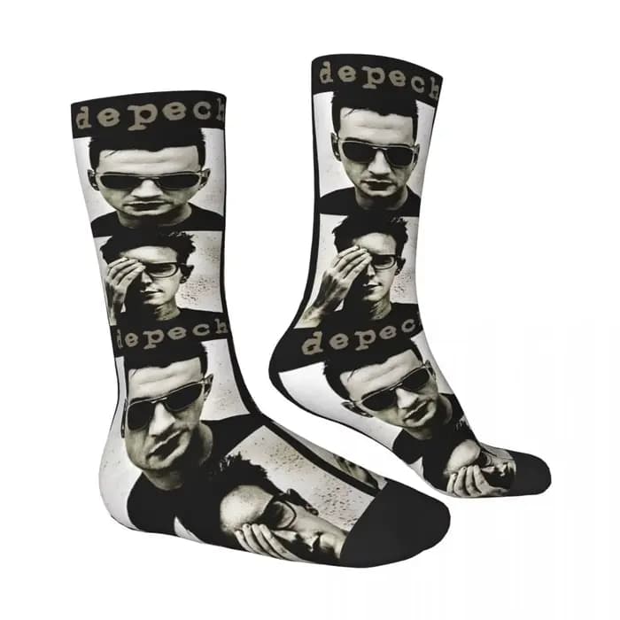 Chaussettes Gothiques Respirantes et Antidérapantes pour Homme, Bas de Cyclisme Personnalisés, Mode Cool, Automne