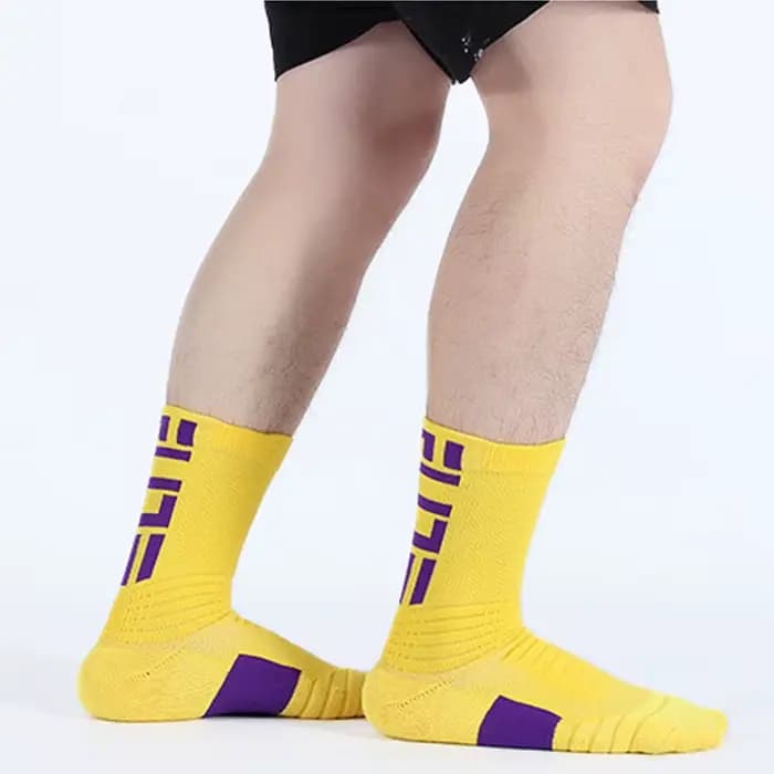 Chaussettes de sport athlétiques d'élite en nylon