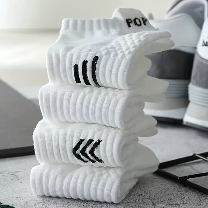 Chaussettes de sport blanches pour hommes