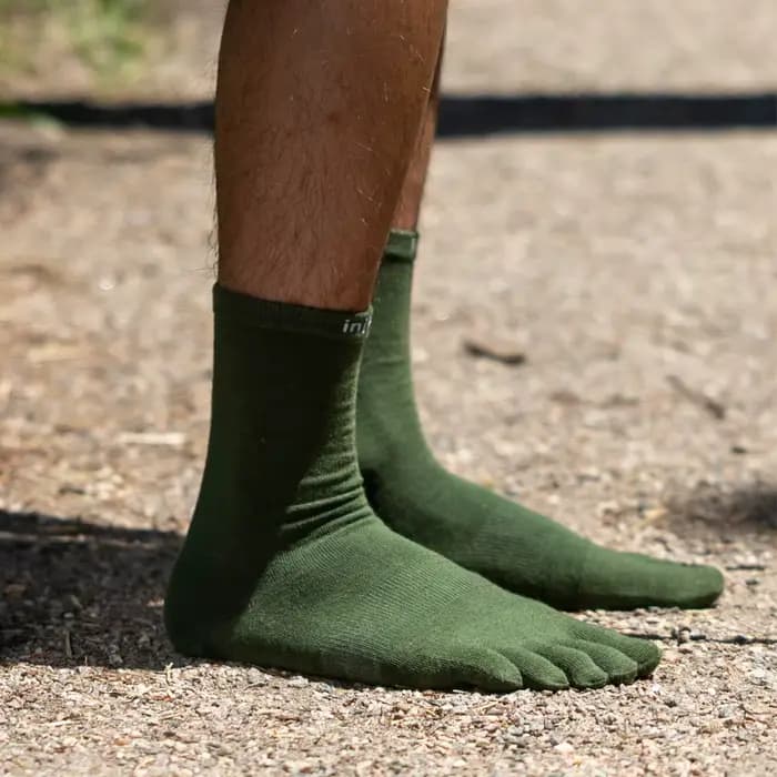 Chaussettes à cinq doigts Injinji en laine mérinos fine