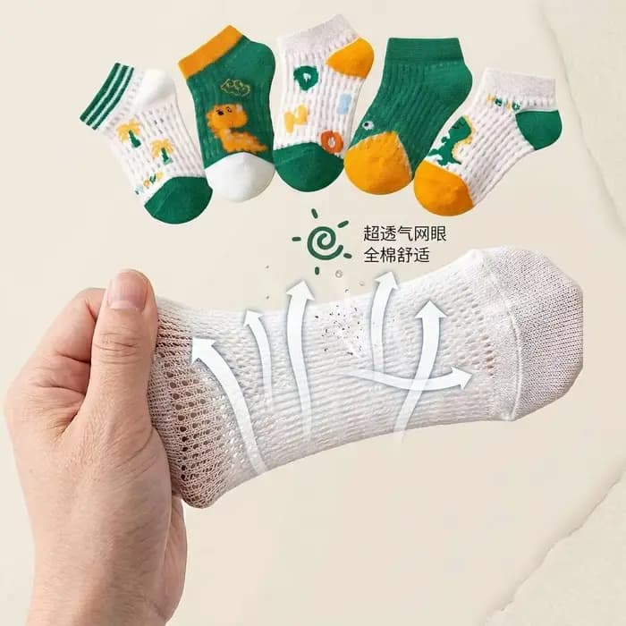 5 paires de chaussettes de sport pour enfants garçons