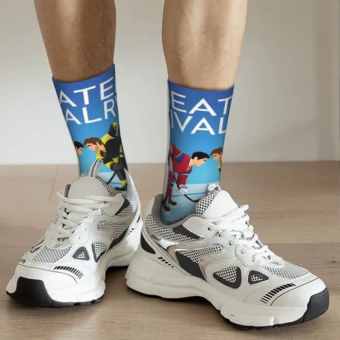 Chaussettes de Football de rivalie chauffées à la mode