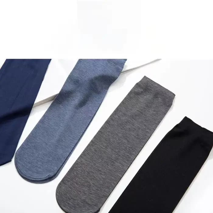 10 Paris – chaussettes d'été fines en soie glacée pour hommes