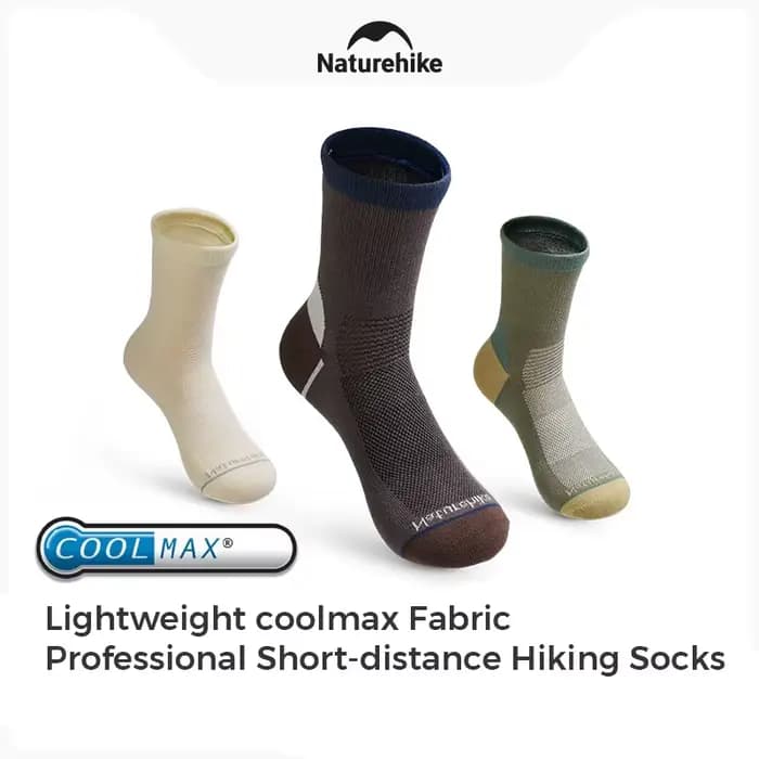 Naturehike Chaussettes de randonnée mi-mollet pour hommes et femmes