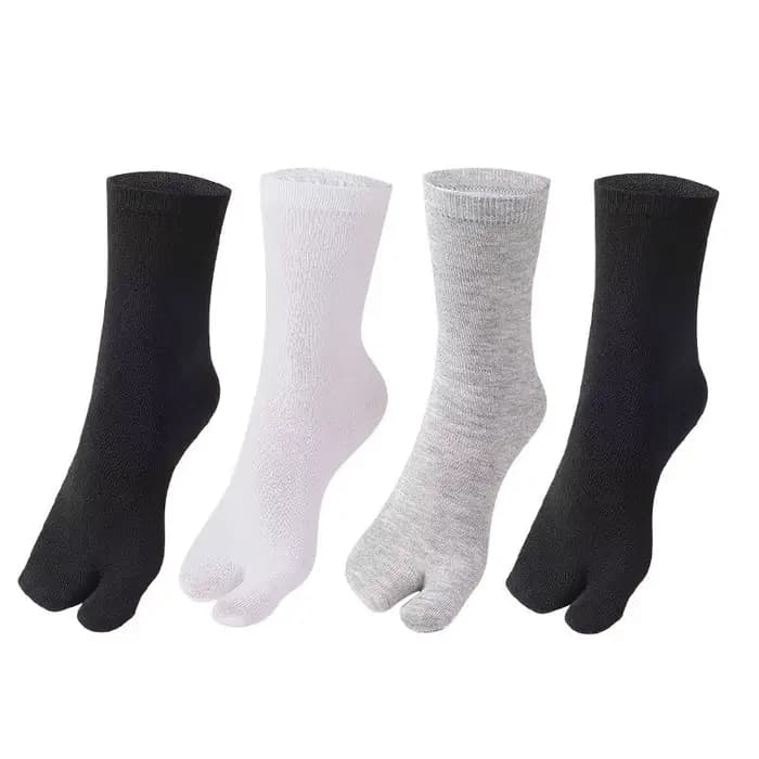 Sabots en bois tongs sandales chaussettes deux pieds doigts chaussettes japon Geta bas pour Halloween Cosplay jeu de rôle
