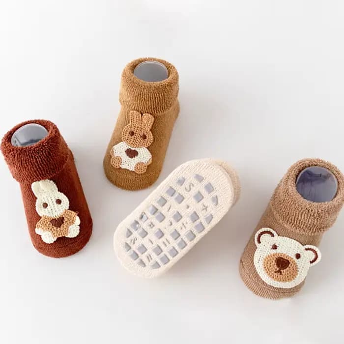 Chaussettes d'hiver en peluche pour nouveau-nés 0-2 ans