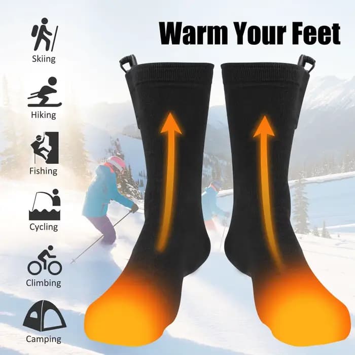 Chaussettes chauffantes électriques