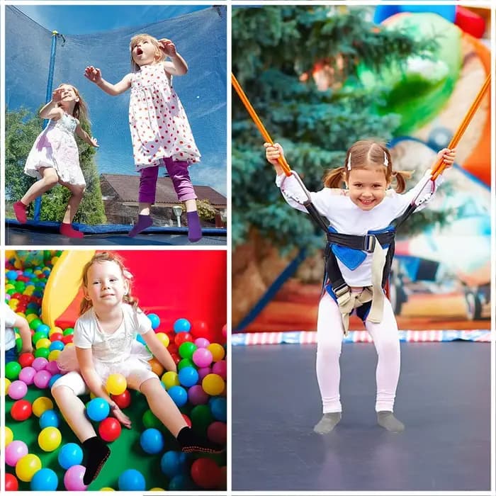 Chaussettes antidérapantes pour Trampoline pour enfants