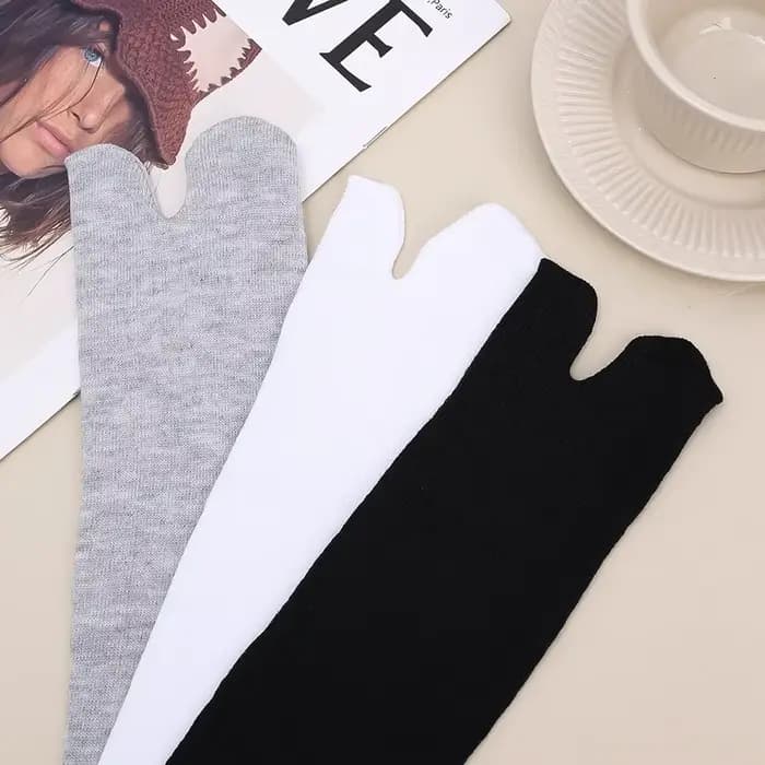 Tabi Parker-Chaussettes souples unisexes pour hommes et femmes