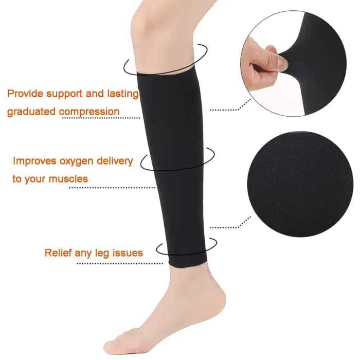 1 paire de chaussettes de Compression pour prévenir les varices du mollet et les douleurs pour femmes et hommes