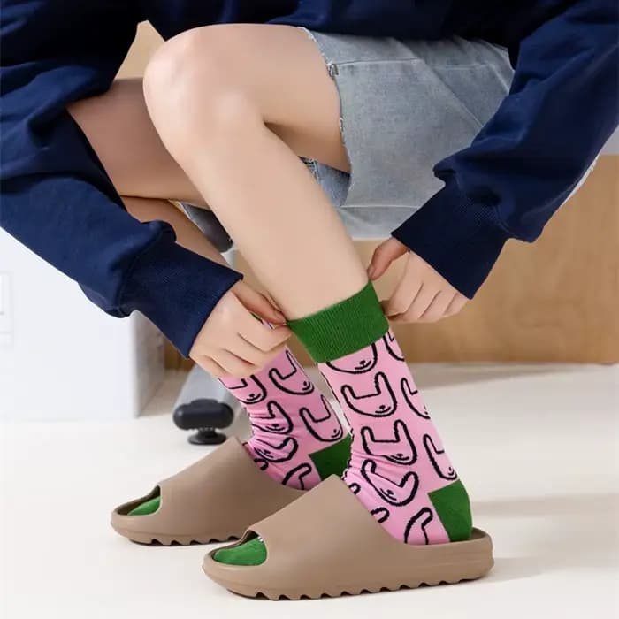 Chaussettes en coton pour hommes et femmes