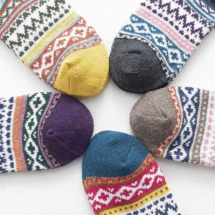 5 paires/lot femmes laine chaussettes automne hiver chaud nouvelle mode confortable dames