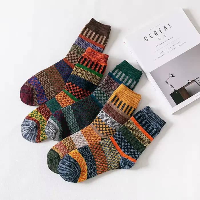 5 paires de chaussettes d'hiver pour hommes