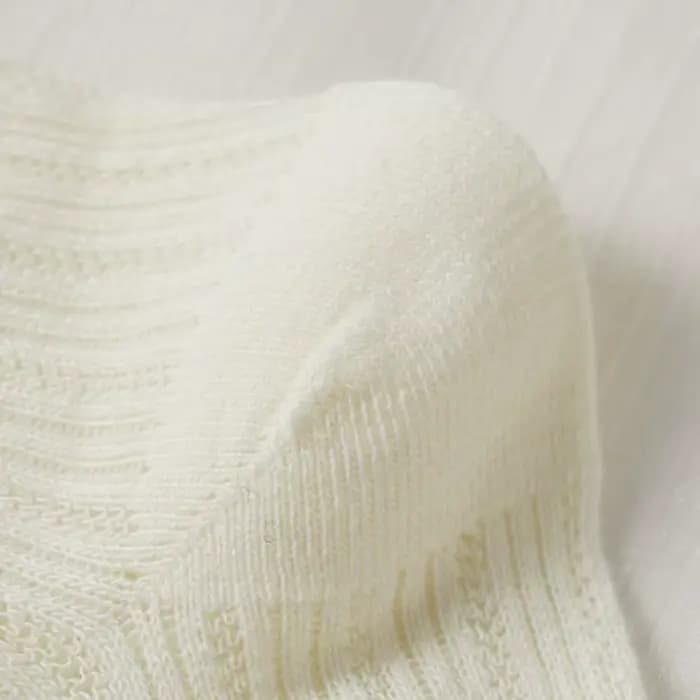 Chaussettes mi-tube respirantes pour femmes, chaussettes douces de couleur unie, chaussettes d'été en maille creuse fine, chaussettes élégantes de Style Ballet