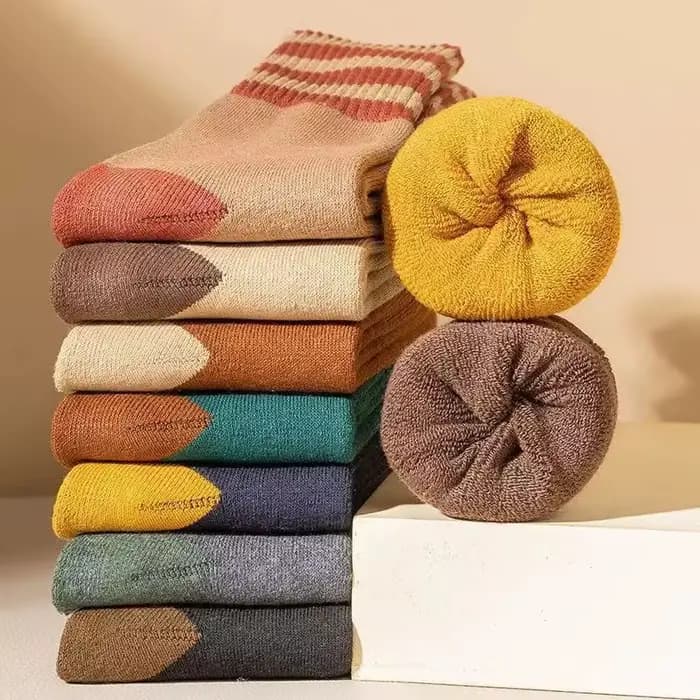 Chaussettes mi-tube en cachemire pour femmes
