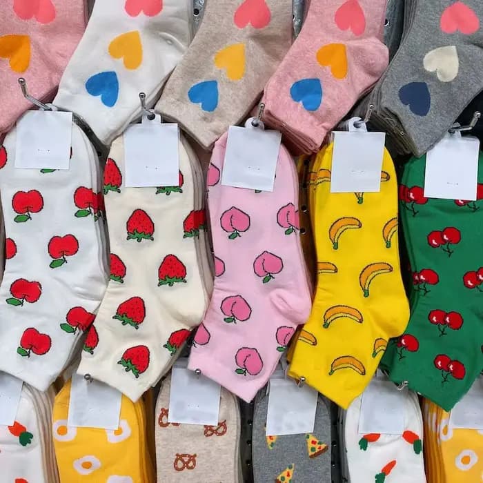 Chaussettes créatives drôles en coton pour femmes