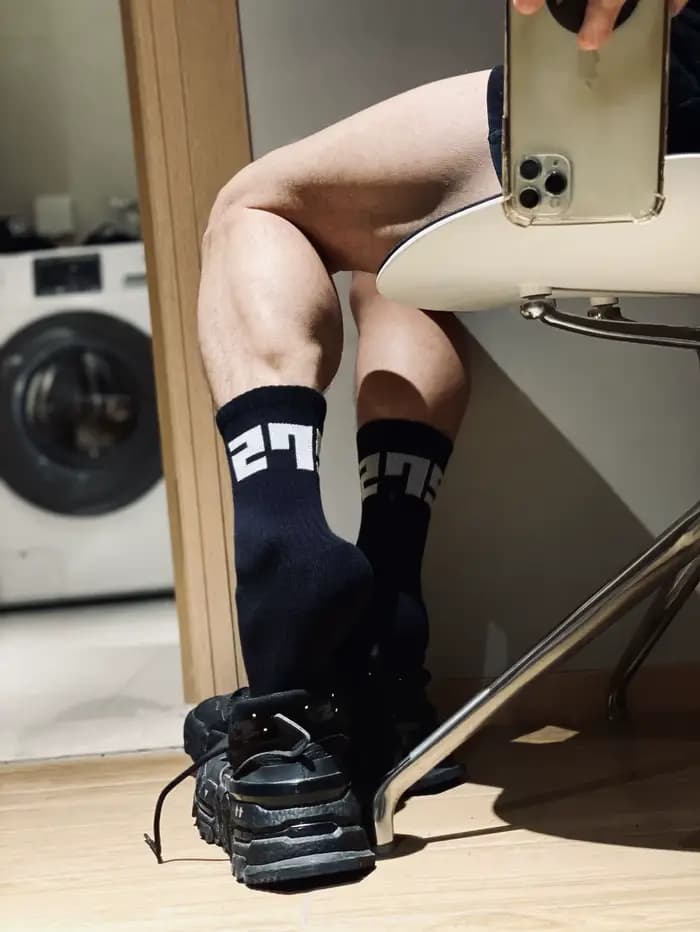 Chaussettes Astronomiques avec Lettres Imprimées pour Homme