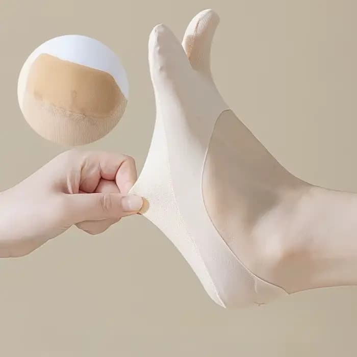 Nouvelles chaussettes Tabi invisibles en Silicone fin