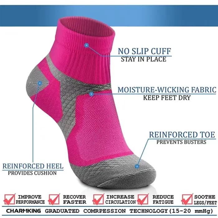 1 paire de chaussettes de Compression de sport pour hommes et femmes