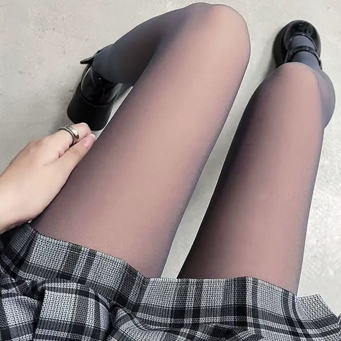 Bas thermiques transparents épais pour femme, doublure polaire, collants polaires en peluche, collants chauds d'hiver pour dames