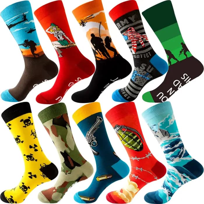 2025 automne hiver nouveaux produits boxe hommes chaussettes dollar mi-tube