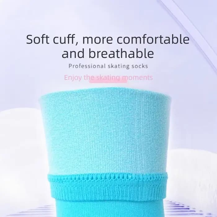 Chaussettes respirantes pour patinage sur glace