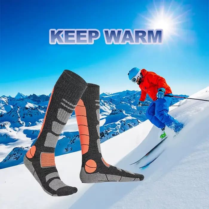 Chaussettes Snowboard sport laine cyclisme mérinos Ski hiver randonnée Ski bas hommes femmes genou haute chaussette thermique