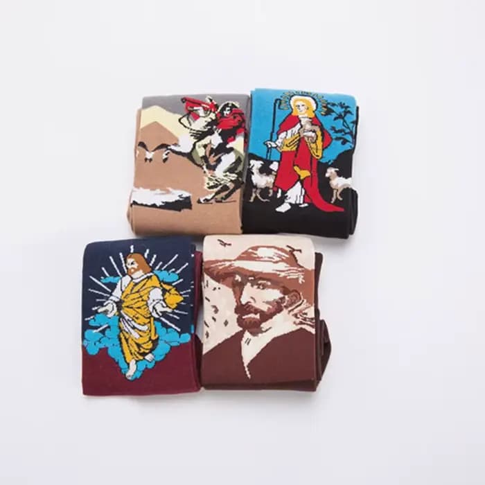 Ensemble de chaussettes Happy Art pour hommes