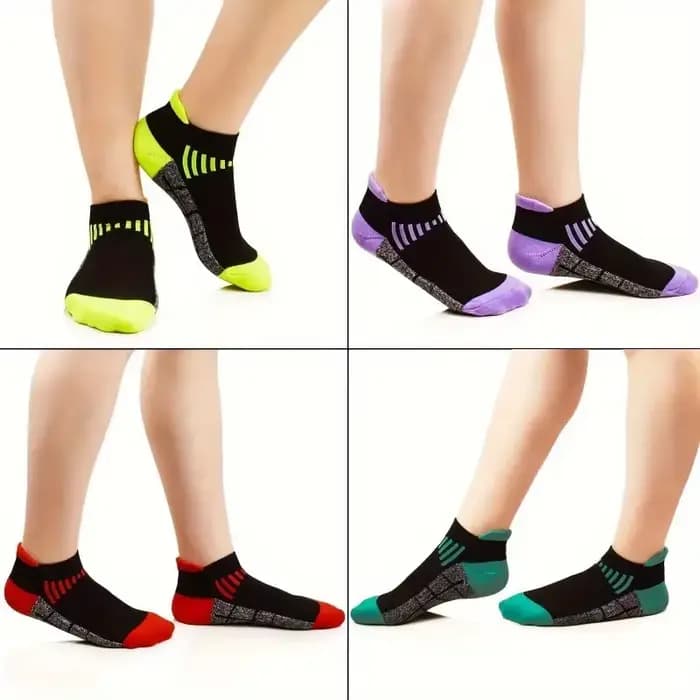 6 paires de chaussettes de compression de sport pour femmes