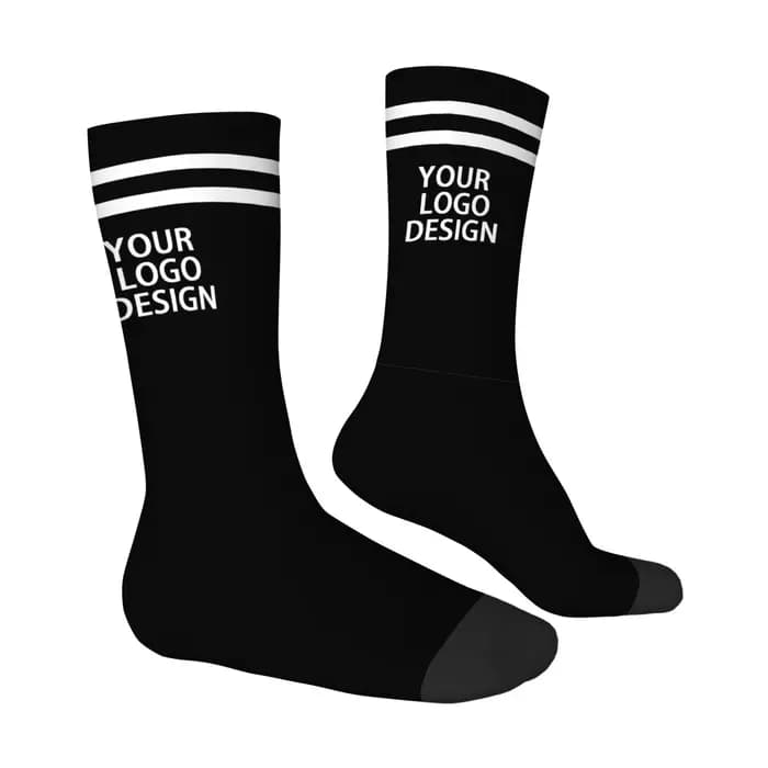 Chaussettes personnalisées avec logo avatar pour hommes et femmes