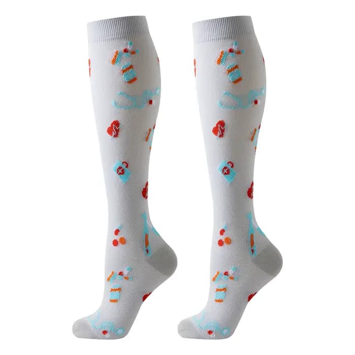 6 paires de chaussettes de Compression athlétiques pour femmes