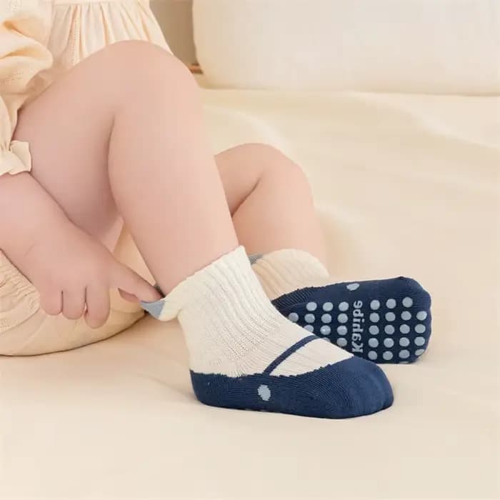 3 paires de chaussettes antidérapantes pour bébé