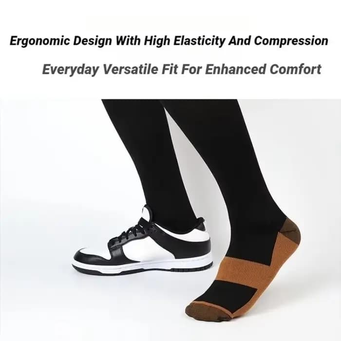 3 paires de chaussettes de compression pour femmes et hommes