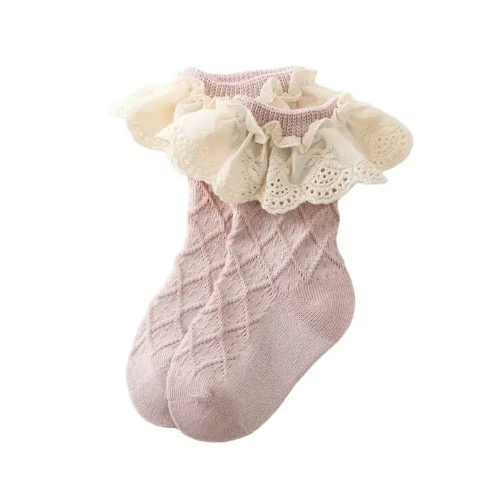 Chaussettes à volants pour filles de 0 à 3 ans
