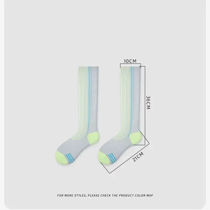 Chaussettes de Compression fines mi-mollet pour femmes