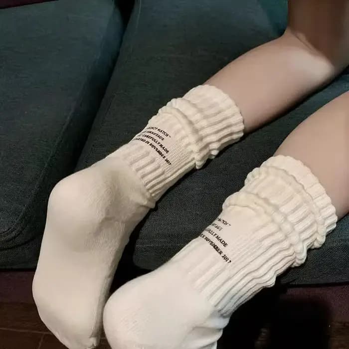 Chaussettes Vintage Cool Soft Letter
