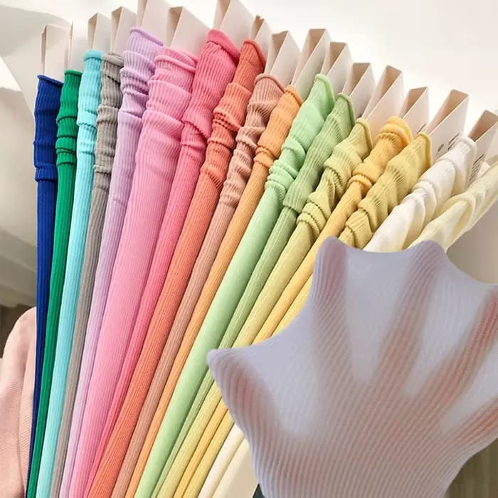 Chaussettes colorées At No Pilling pour femmes, Rib Goo Ice, Chaussettes fines pour femmes, Chaussettes à tube haut, Streetwear, Style universitaire, Printemps, Été