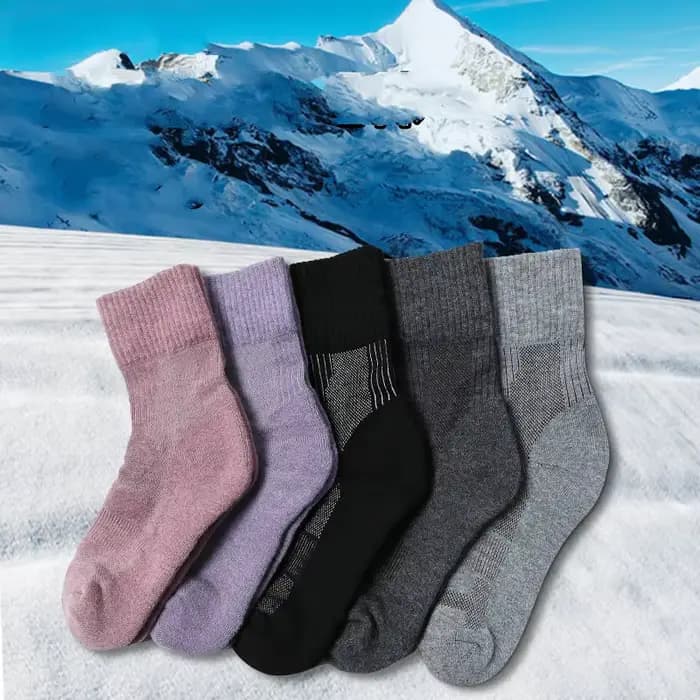 Chaussette thermique en laine mérinos pour hommes et femmes