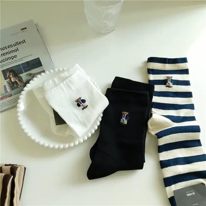 Chaussettes en coton de dessin animé pour hommes