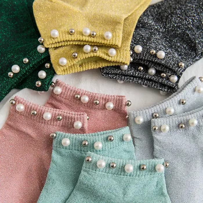 Chaussettes cheville style coréen coton femmes designer rose paillettes calcetines harajuku femme skarpetki noir meias mulher meia mujer