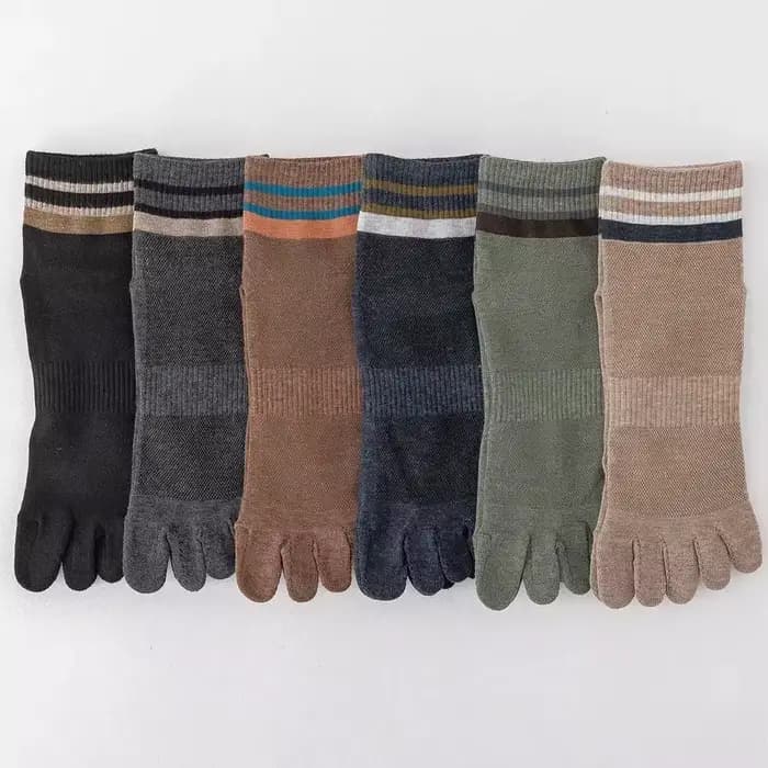 5 paires de chaussettes à orteils pour hommes