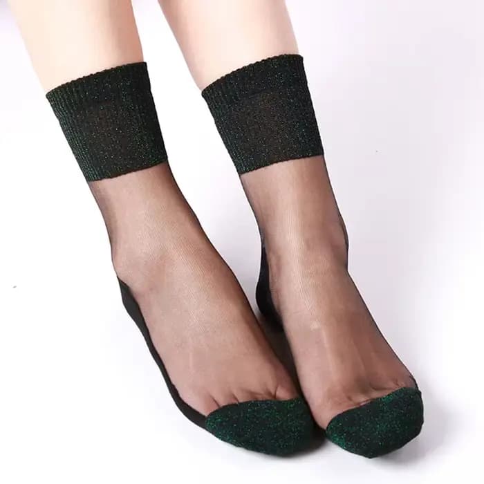 Chaussettes transparentes ultra-fines pour femmes