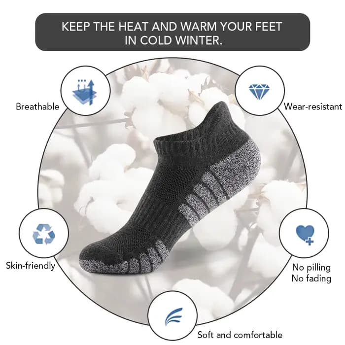 6/12 paires de chaussettes de Sport à la cheville
