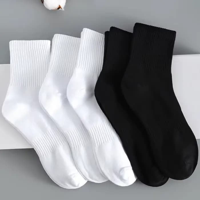1/5 paires de nouvelles chaussettes de sport 100% pur coton