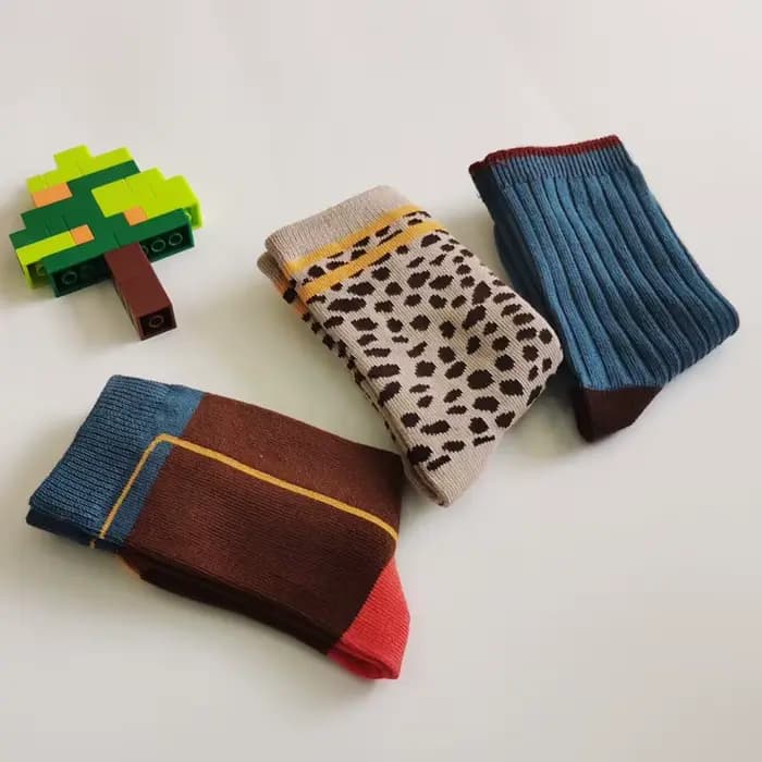 Chaussettes mignonnes en coton pour nouveau-né