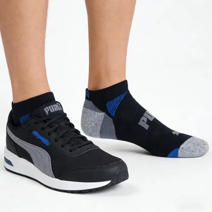 PUMA Nouvelles chaussettes de sport décontractées bicolores en tricot