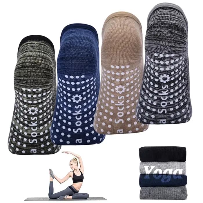 Five Parker-Chaussettes de Pilates en silicone pour femmes
