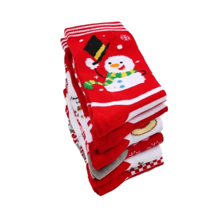 Chaussettes de noël mi-mollet pour hommes et femmes